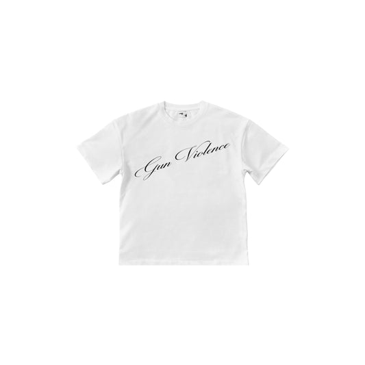 " Gun violence tattoo t-shirt "