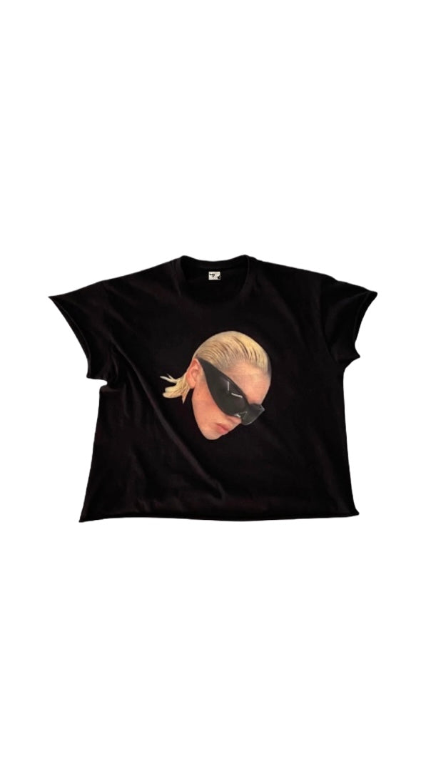 "Skincat johnson crop t shirt"
